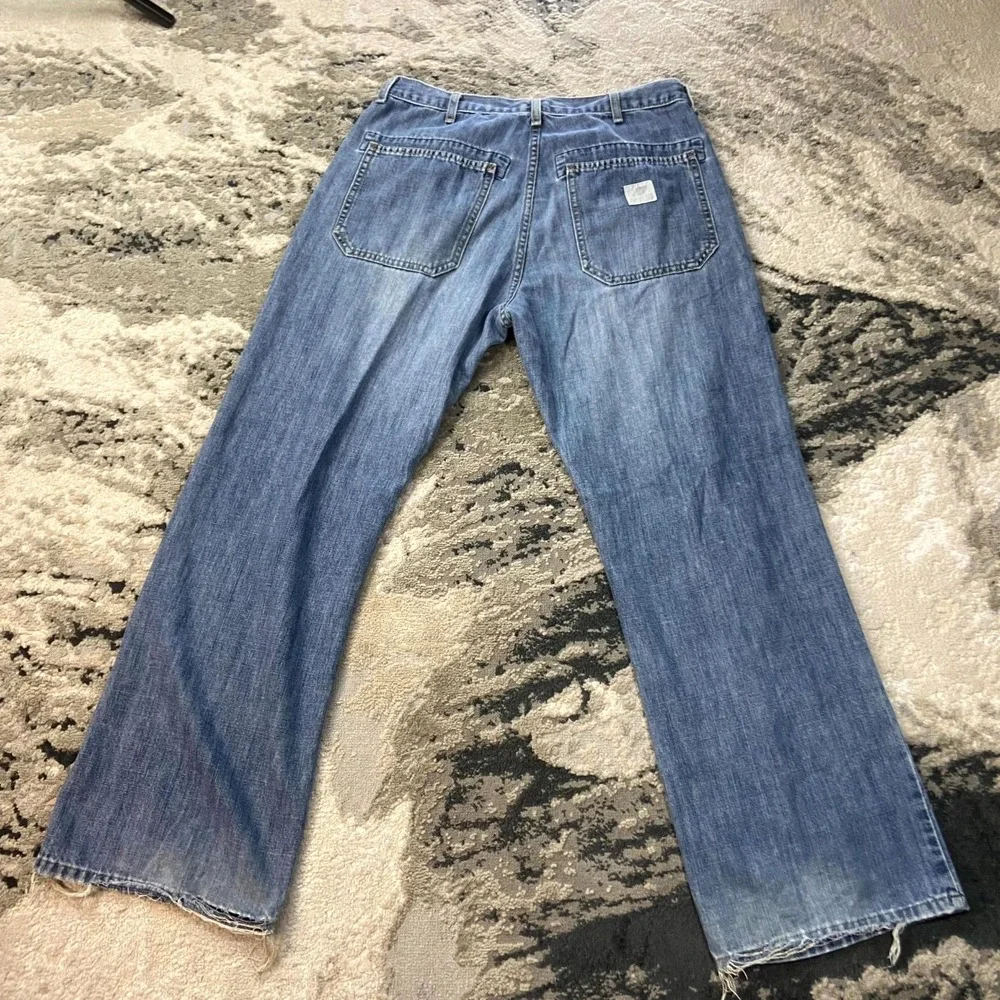 Vintage Y2K American Eagle Outfitters Supply Co Jeans 31x30 Blue Denim Baggy‎